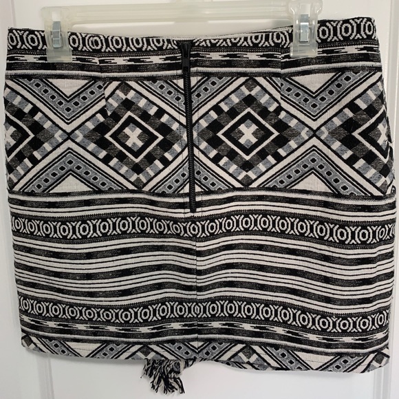 Top shop patterned jean skirt - Picture 2 of 2